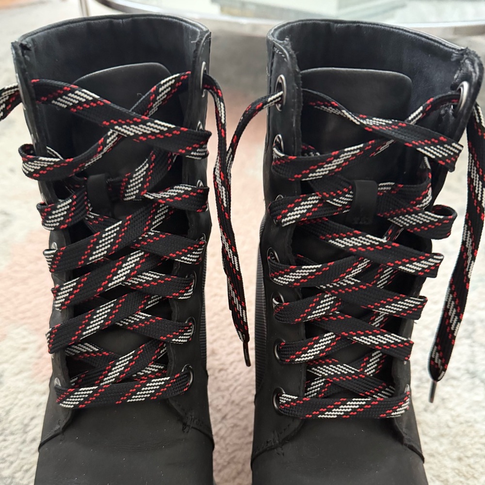 SOREL Joan of Arctic Waterproof Wedge III Lexie Lace-Up Bootie - Picture 3 of 8